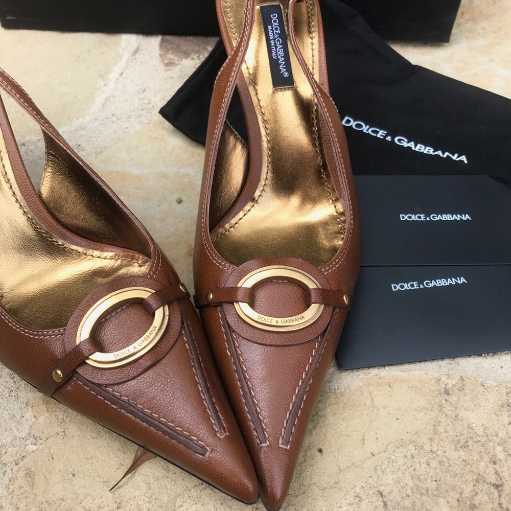 DOLCE & GABBANA Slingback heels